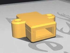 Корпус-крепление для USB-F разъема...