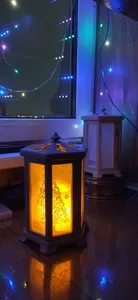 Новогодний фонарь для LED свечи