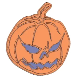 Значок - тыква группы Helloween