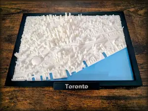 Toronto Canada 3D Miniature
