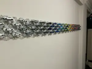 Honeycomb HotWheels Display Stand