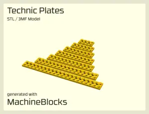 Technic Plates - STL Generator - LEGO® compatible