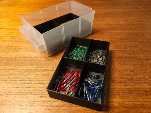 raaco 4 slot cross insert for assortment cabinet