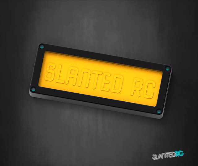 1-10 RC 2-Piece Registration / Number plate Frame Design by SlantedRC