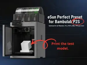 eSUN filament profiles for the Bambu Lab P2S