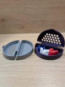 Teeth Guard / mouthguard Half-Circle Box (Print-in-Place)