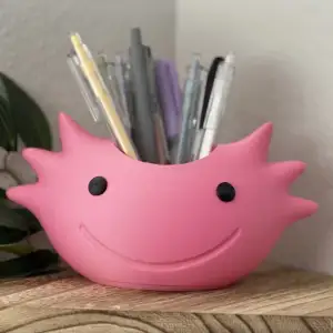 Axolotl Desk Pen Holder