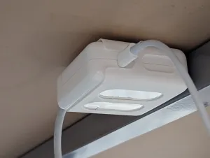 Under desk mount for Apple MacBook Pro 61W power block
