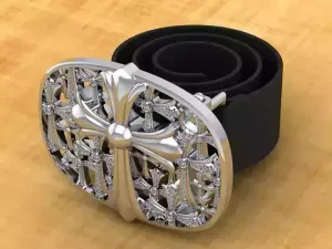 Chrome Hearts Cemetery Belt Buckle