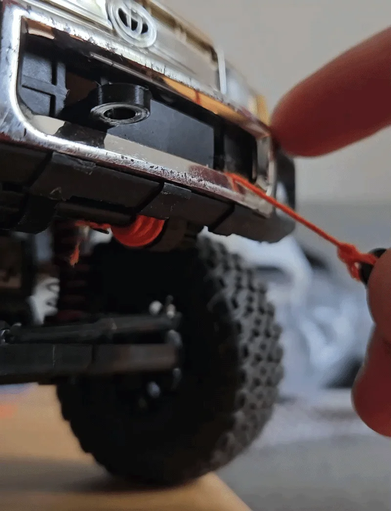 MN82 front winch, tow hook