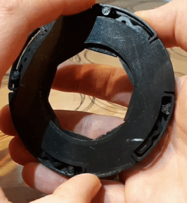mechanical iris shutter