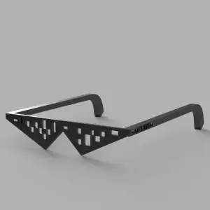 Cyber Thug – Futuristic Pixel Shades for Parties & Events