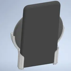 Qi Charging Pad iPhone Xs mount