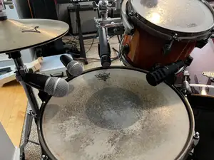 Drum Mic Clips - Ludwig EPIC Drums (no additional hardware needed)