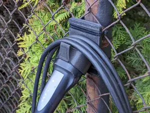 Fence-Mounted Type 2 EV Cable Holder
