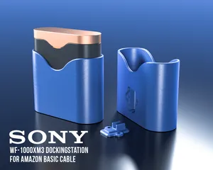 Sony WF 1000 XM3 Dockingstation (for Amazon Basics Cable)