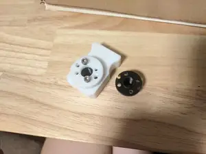 Prusa 22mm to 25mm Leadscrew nut drill template