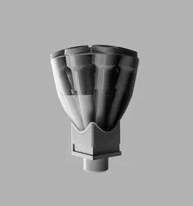 Mini Splitter V2 for MMU2+1s mod remixed for pfte clip coupling