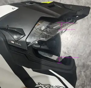 nexx xwed2 helmet - sunvisor extended pushbar