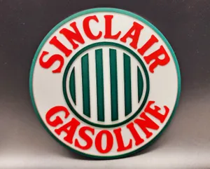 Vintage Sinclair Gasoline Sign 3 Colors