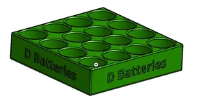 D Battery Tray