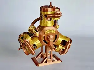 3 Cylinder Radial Engine