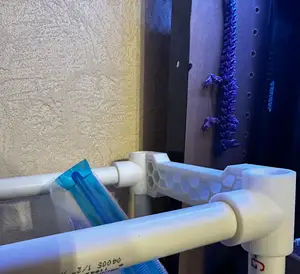 6 Inch connected Tee's 1/2 PVC Pipe