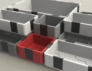 Catch-All Trays / Desk organizer - stackable remix