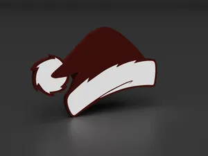 Santa Hat Door Handle for BambuLab X1 and P1 Series Printers