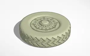 1/35-quad-gun-tractor-wheel, chevrolet FAT