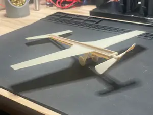 Rubber band plane