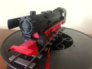 locomotive BR52, train, multi color