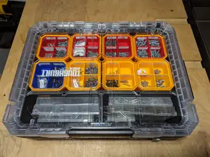 Toughbuilt Stacktech Large Parts Organizer 2 & 3 Tier Nesting Bins