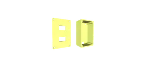 Ender 3 - Switch Case / Box - mounting for power supply with rocker switches.