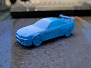 Nissan Skyline GTR print in place