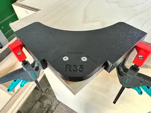 Ecken-Frässchablone (Radius Milling Set Metric)