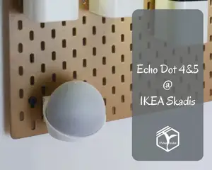 Echo Dot 4&5 @ IKEA Skadis