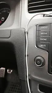 USB cable holder for car