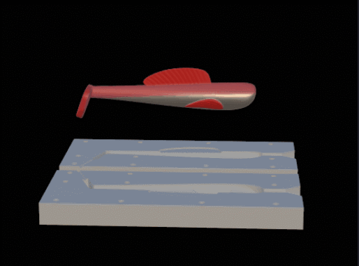 Fishing lure / bait mold
