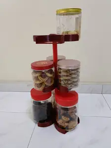 Cylindrical container shelves (stackable)