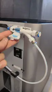 Filament filter with Y-splitter