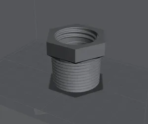 Pet Thread to 1 In NPT Thread Adaptor (Homebrew)