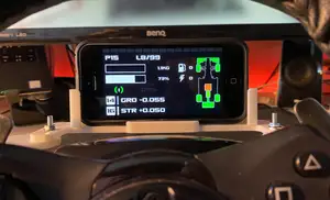 Logitech G29/G920 wheel modular phone mount