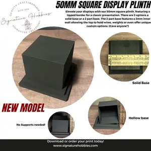 50mm Square Display Plinth