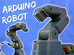 Compact Robot Arm (Arduino) - 3D Printed