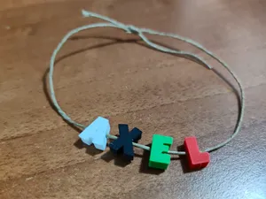 Custom letters name bracelet