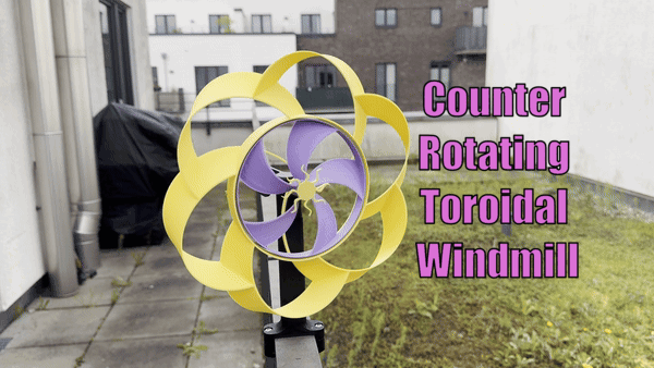 Counter Rotating Windmill with Bearing