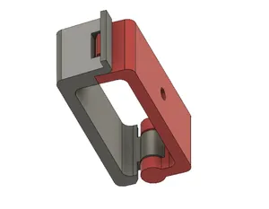 Parametric Cable Clip Hinge (Print in Place & F3D)