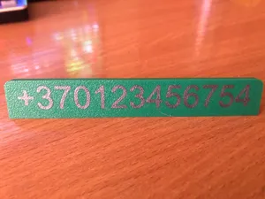 Parametric phone number plate generator