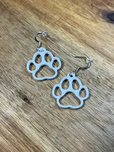 Paw Print Earring